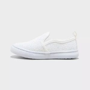 Cat & Jack Girl's Glitter Slip-on Sneakers